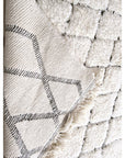 Berber rug Beni Ouarain pure wool 157 x 265 cm