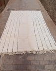 Beni Ouarain pure wool Berber rug 195 x 306 cm