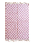 Tapis berbère à carreaux Beni Ourain 159 x 256 cm