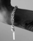 Klassieke sterling zilveren drakenkettingarmband