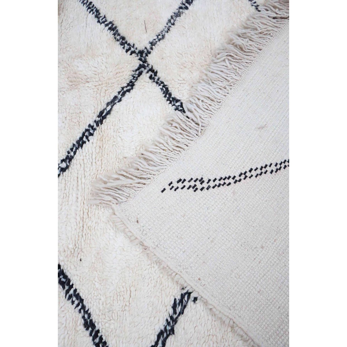 Zuiver wollen Marokkaans Berber-tapijt 160x249 cm