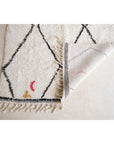 Tapis berbère marocain pure laine 140 x 253 cm