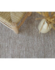 Grand tapis tissé main en coton recyclé
