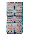 Tapis berbère marocain pure laine 115 x 239 cm