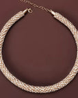 Diamant-look boek-look ketting