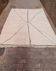 Tapis berbère pure laine Beni Ouarain 200 x 310 cm