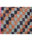 Colorful Berber Boujad hall rug 78 x 743 cm