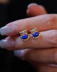 Lapis Lazuli Uil oorstekers
