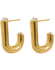 Boucles d'oreilles clous CURVA