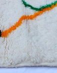 Pure wool Moroccan Berber carpet 158 x 262 cm