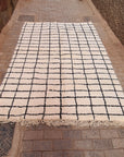 Tapis berbère pure laine Beni Ouarain 200 x 305 cm