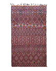 Zuiver wollen Marokkaans Kelim Berber tapijt 190 x 311 cm