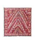 Marokkaans Berber-tapijt van vintage wol 175 x 180 cm