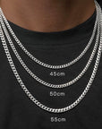 Tijdloze Cubaanse ketting - 5 mm breed