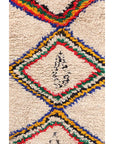 Zuiver wollen Marokkaans Berber halkleed 76 x 188 cm VERKOCHT