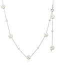 Parelmoer Rose Flower Star ketting