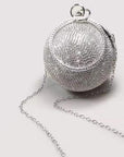 Luxe Ball Clutch-Bling Bling Diamonds-Goud en Zilver