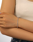 Bracelet TENNIS | Argent massif