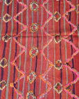 Zuiver wollen Marokkaans Kelim Berber tapijt 138 x 220 cm