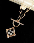 Moderne galerij - Vintage stijl geruite ketting