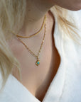 SOLE D'AZZURRO ketting | Zon | Turkoois