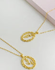 Moderne Vintage Tulpenketting - Goud vermeil