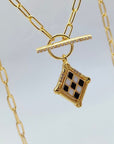 Moderne galerij - Vintage stijl geruite ketting