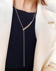 Minimalistische Longline Ball Chain ketting