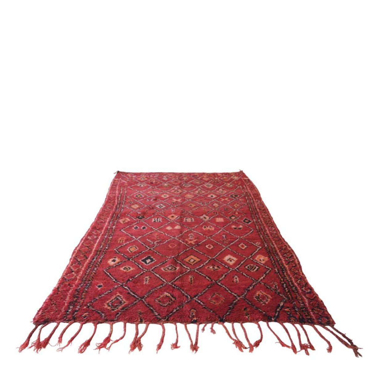 Zuiver wollen Marokkaans Berber-tapijt 197 x 313 cm