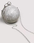 Luxe Ball Clutch-Bling Bling Diamonds-Goud en Zilver