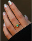 Moderne vintage turquoise stenen ovale ring-verstelbaar