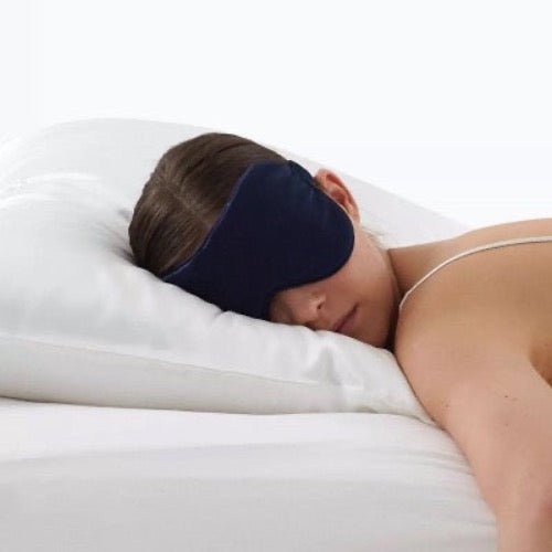 100% zijde ontspanningsslaapmasker-22 mm-effen kleuren-oversize