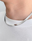 Unisex visgraatketting - 7 mm breed