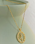 Moderne Vintage Tulpenketting - Goud vermeil