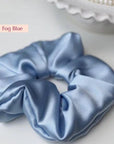 Luxe 100% zijden haarscrunchie - 6 cm breed