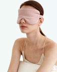 100% zijde ontspanningsslaapmasker-22 mm-effen kleuren-oversize