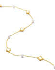 Elegante MOP Lucky Clover parels kralen ketting