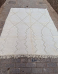 Berber vloerkleed Beni Ouarain zuivere wol 200 x 300 cm