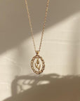 Moderne Vintage Tulpenketting - Goud vermeil