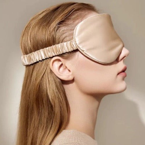 100% zijde ontspanningsslaapmasker-22 mm-effen kleuren-oversize