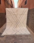 Berber vloerkleed Beni Ouarain zuivere wol 210 x 300 cm