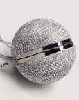 Luxe Ball Clutch-Bling Bling Diamonds-Goud en Zilver