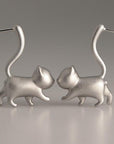 Cute Cat Design Speelse oorbellen