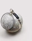 Luxe Ball Clutch-Bling Bling Diamonds-Goud en Zilver