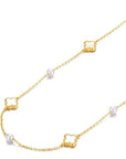 Elegante MOP Lucky Clover parels kralen ketting