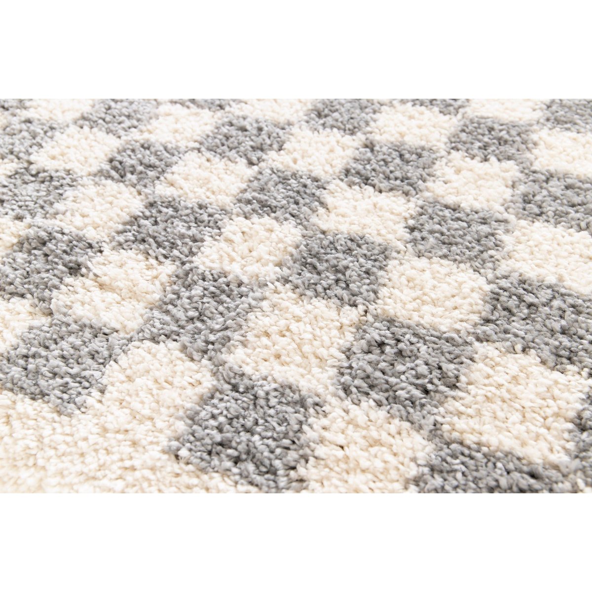 Tapis à poil haut doux en comfortabele CHECKERS