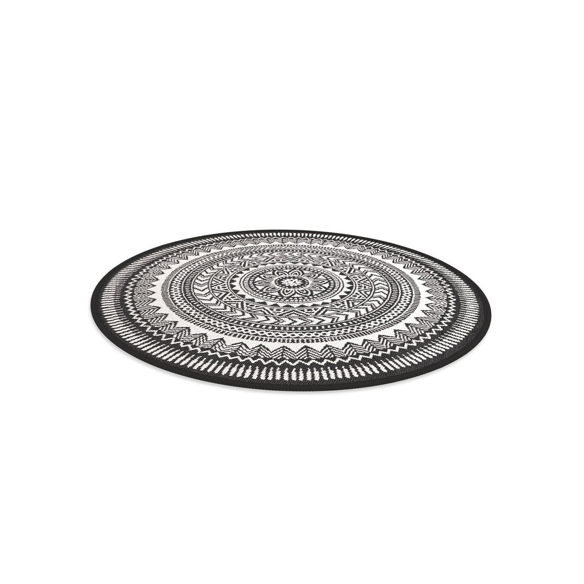 Rond design vloerkleed voor binnen en buiten MANDALA