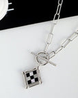 Moderne galerij - Vintage stijl geruite ketting