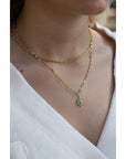 SOLE D'AZZURRO ketting | Zon | Turkoois