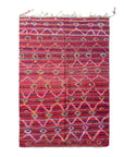 Zuiver wollen Marokkaans Kelim Berber tapijt 138 x 220 cm